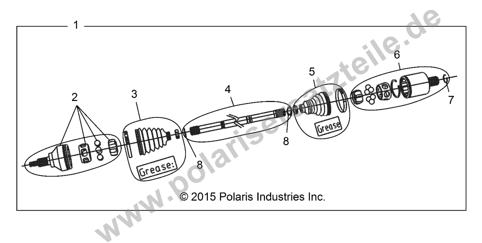 DRIVE TRAIN, FRONT HALF SHAFT