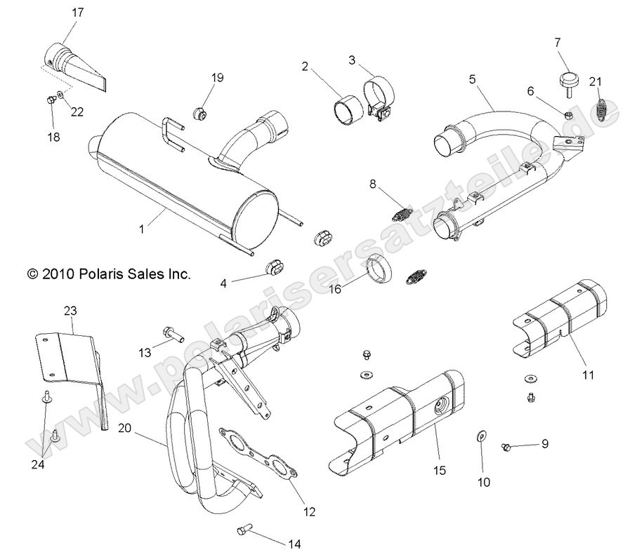 ENGINE, EXHAUST SYSTEM