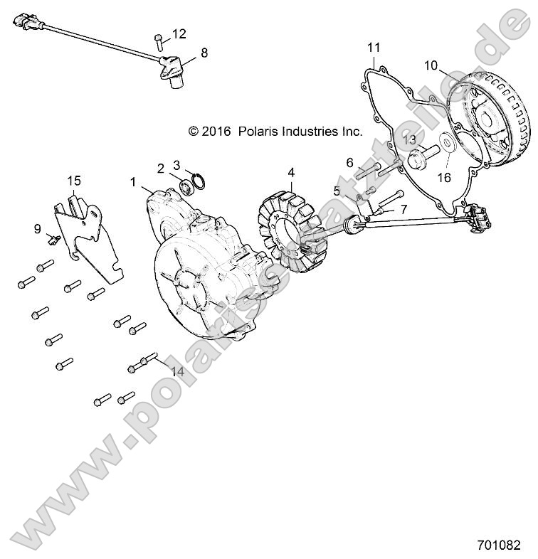 Engine, Stator and Flywheel