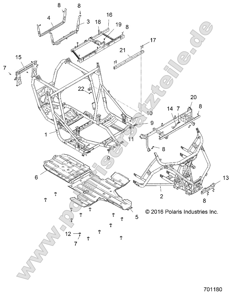 Chassis, Main Frame and Skid Plates