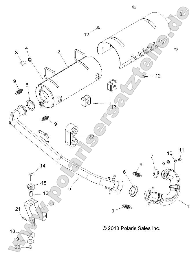 Engine, Exhaust System