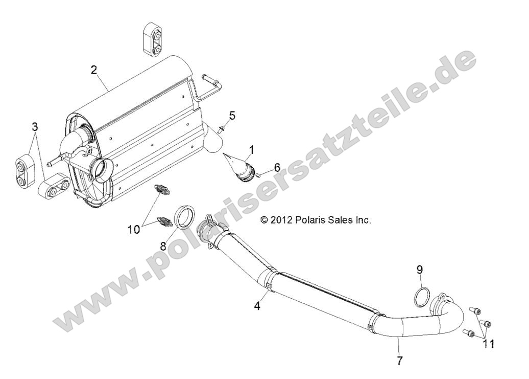 ENGINE, EXHAUST SYSTEM