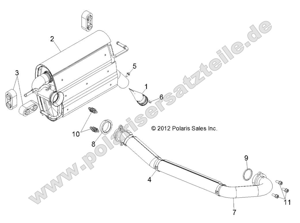 ENGINE, EXHAUST SYSTEM