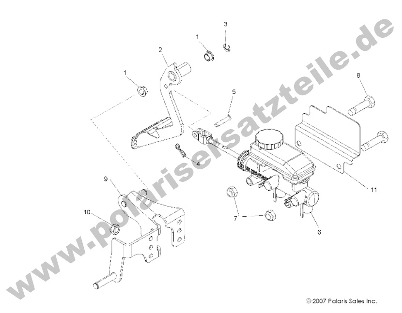 BRAKES, PEDAL and MASTER CYLINDER