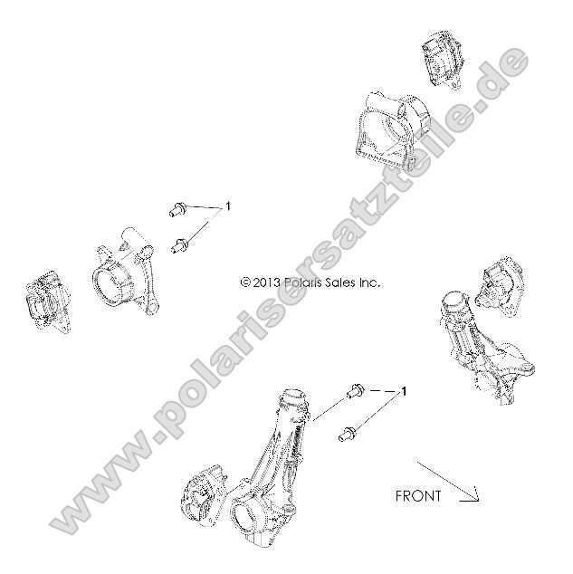 Brakes, Caliper Mounting