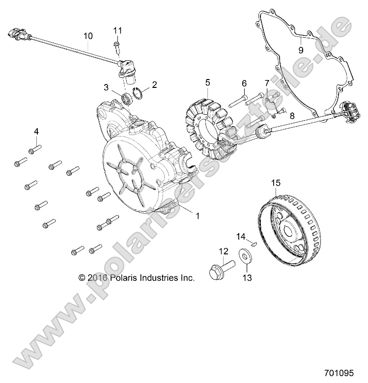 Engine, Stator and Cover