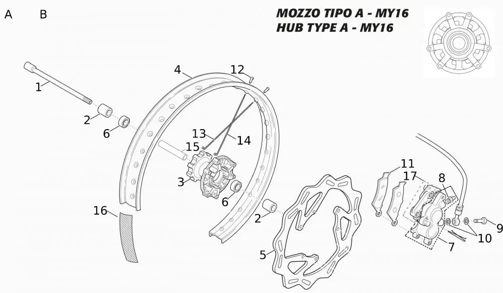 Vorderrad Typ A - 2016