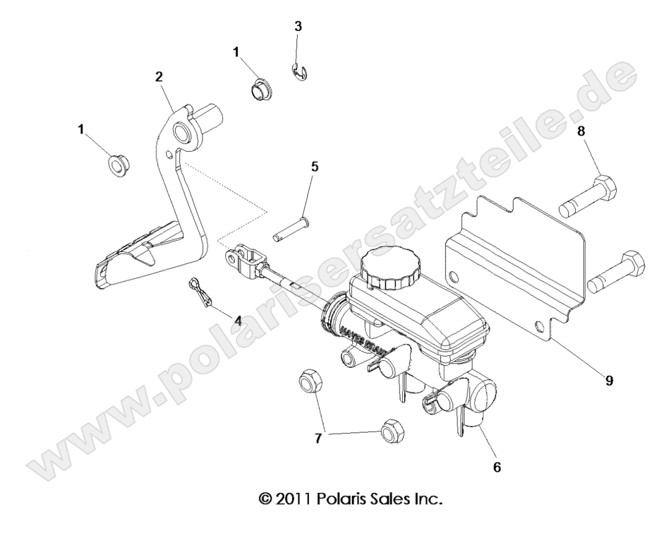 BRAKES, PEDAL and MASTER CYLINDER