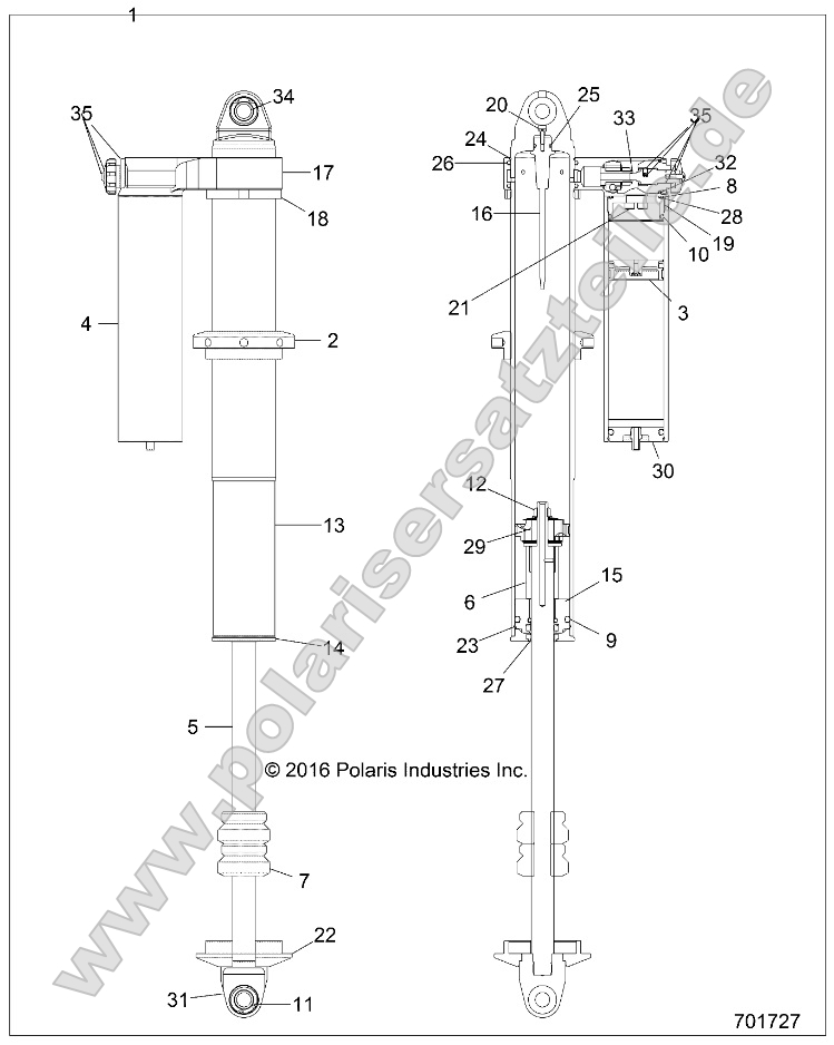 Suspension, Rear Shock Internals