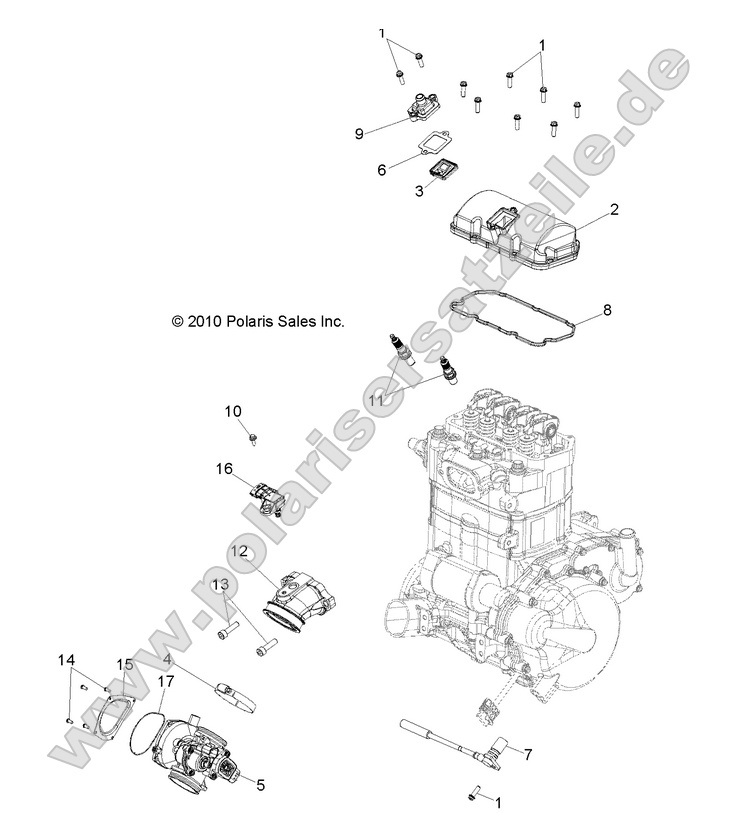 ENGINE, THROTTLE BODY and VALVE  COVER