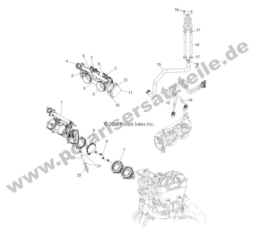 ENGINE, THROTTLE BODY and INJECTOR