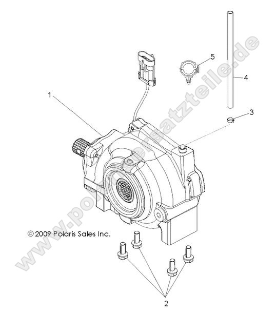 drive train front gearcase