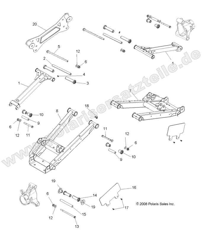 SUSPENSION, REAR CONTROL ARMS