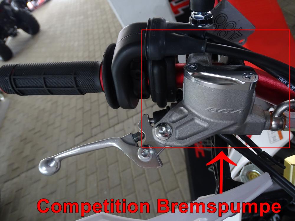 Fantic_Competition_Bremspumpe Fantic Original Competition Bremshebel vorne - TL 50 / TL 125 / XMF 125 / XEF 125 / TL 250 / XEF 250 Trail