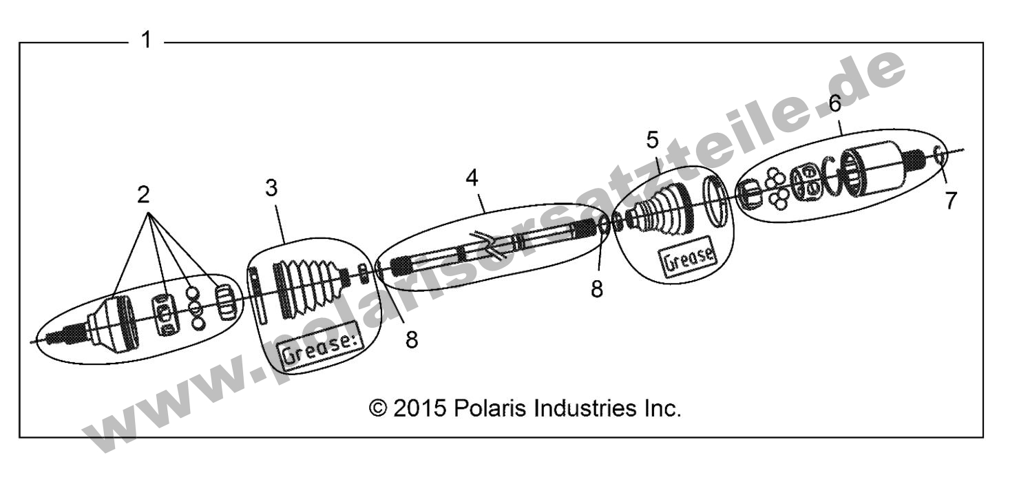 DRIVE TRAIN, FRONT HALF SHAFT