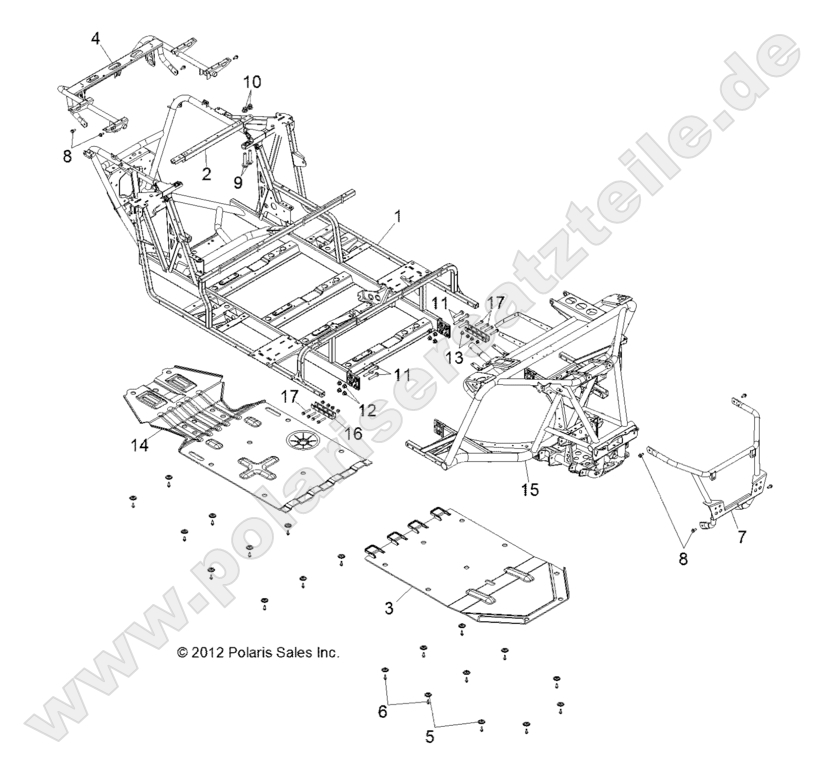 CHASSIS, MAIN FRAME and SKID PLATE