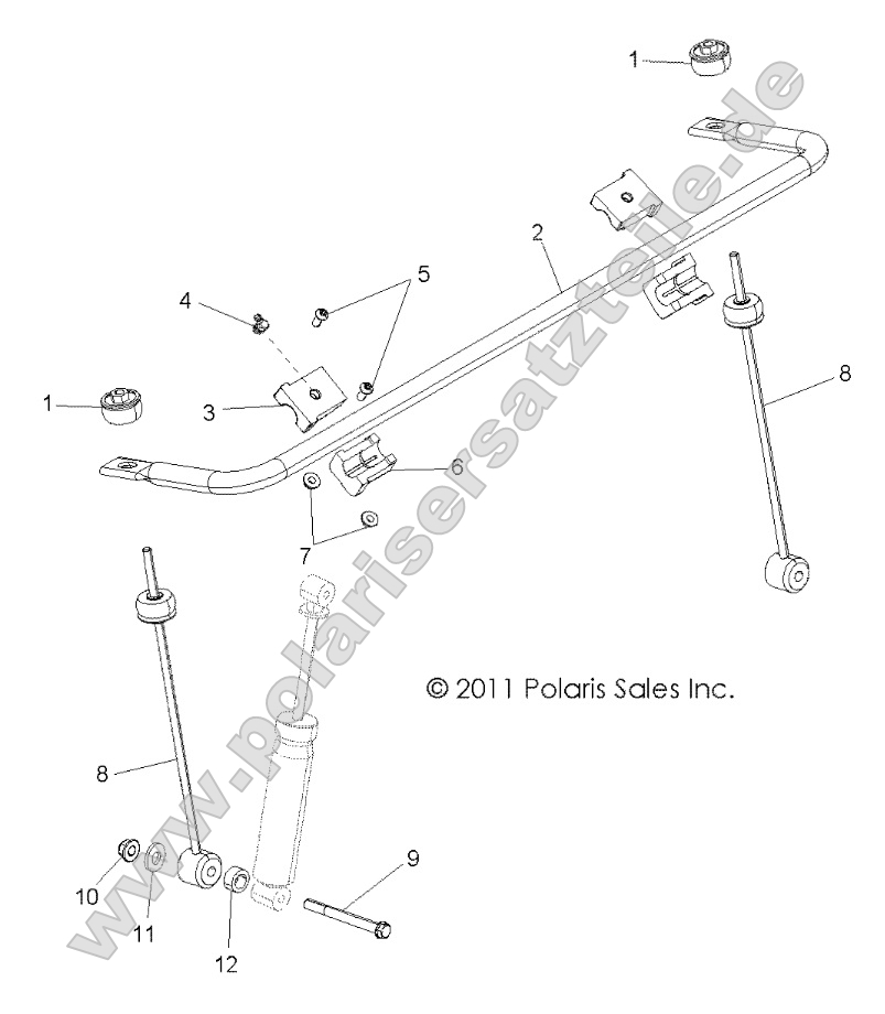 Suspension, Stabilizer Bar, Front