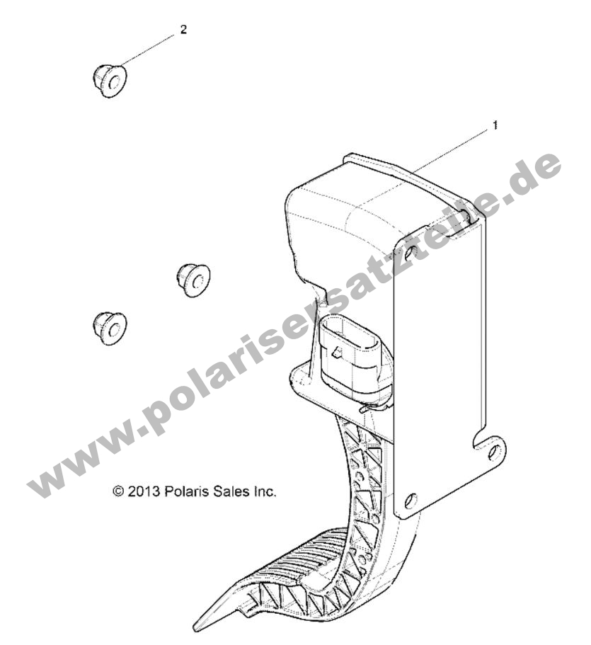 ENGINE, THROTTLE PEDAL