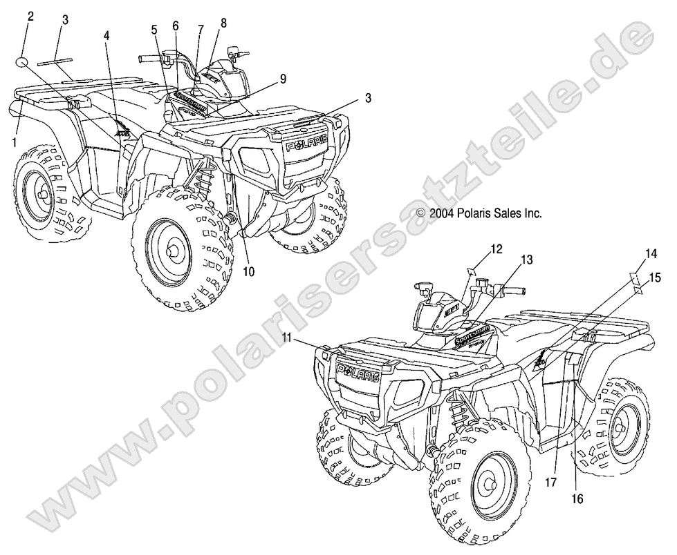 DECALS - A05MH68AU/AW