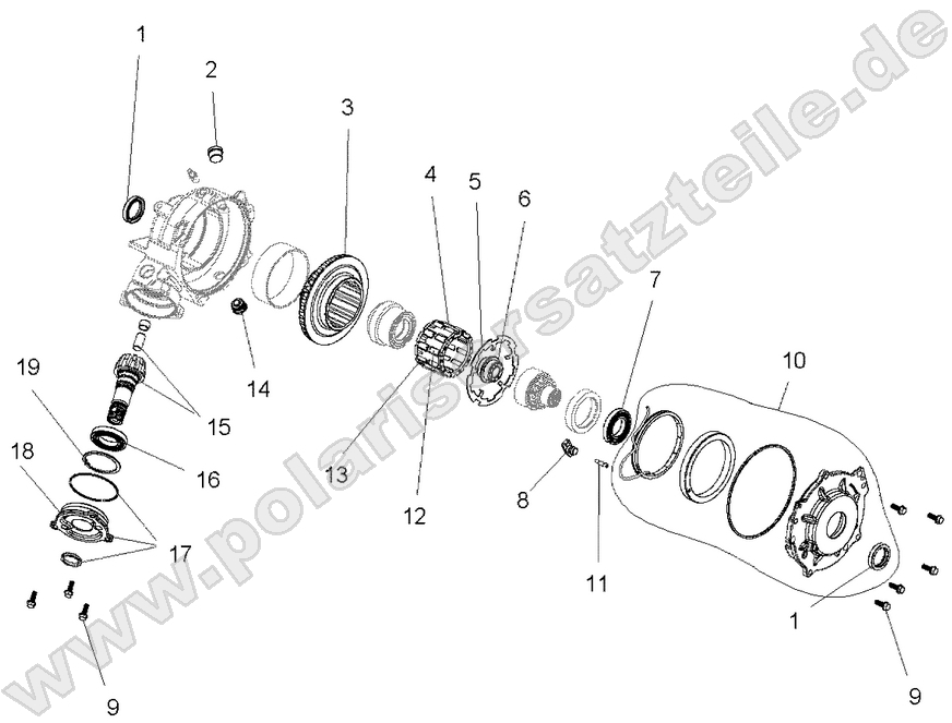 GEARCASE, FRONT (DEMAND DRIVE)(If Built Before 7/24/06)