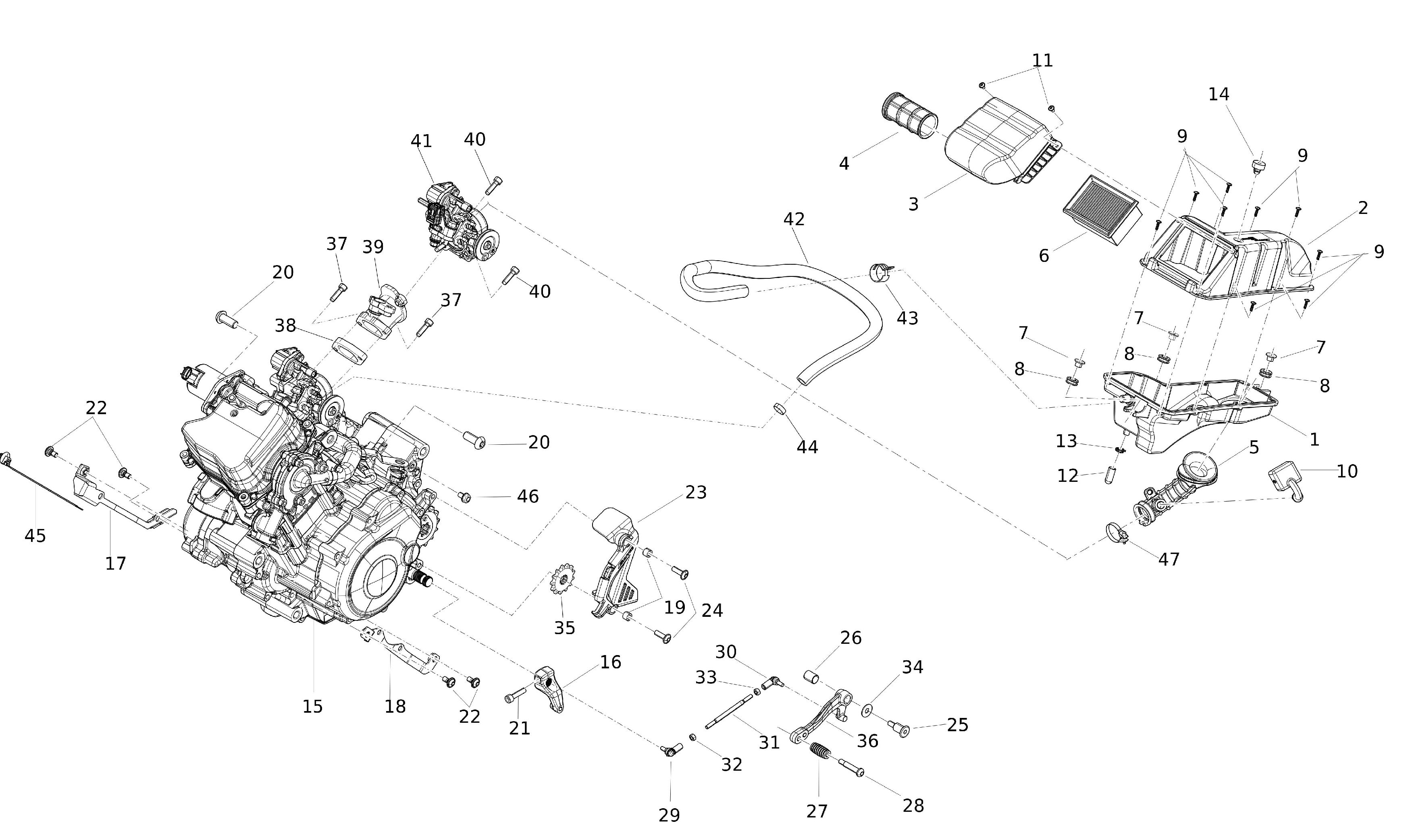 Einlass / Motor Einlass / Motor