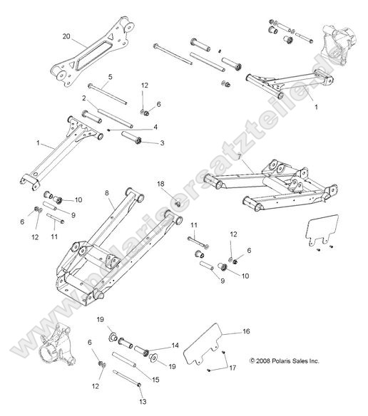 suspension rear control arms