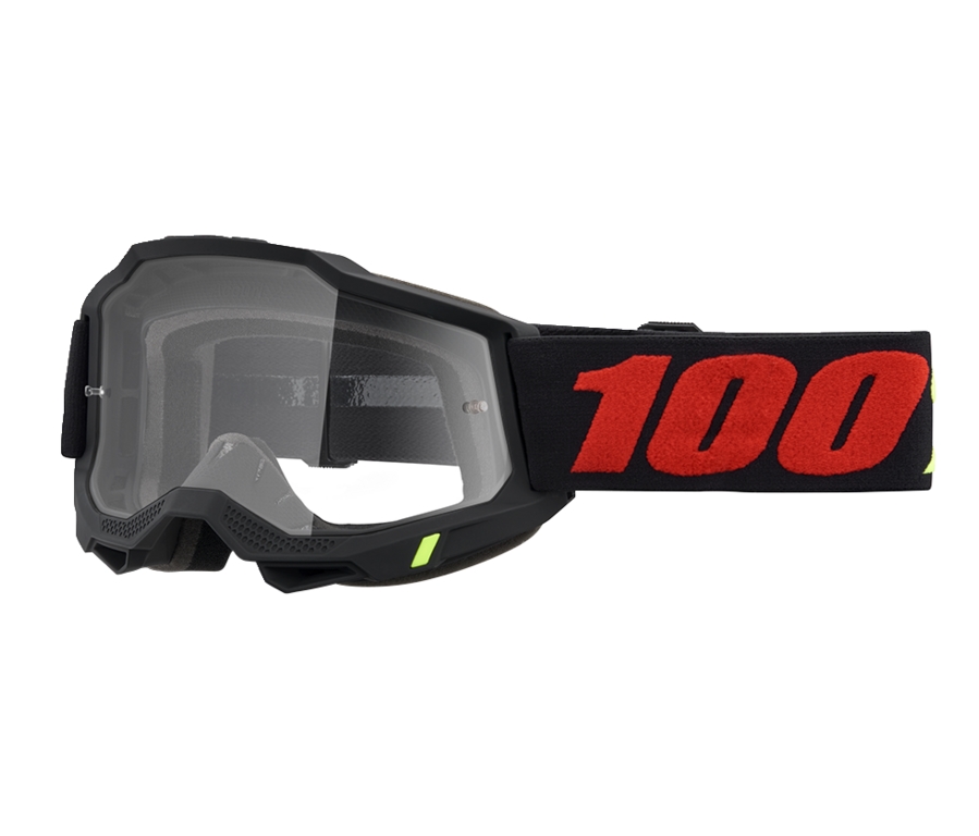 100% Crossbrille Accuri 2 - Morphuis schwarz - klares Glas