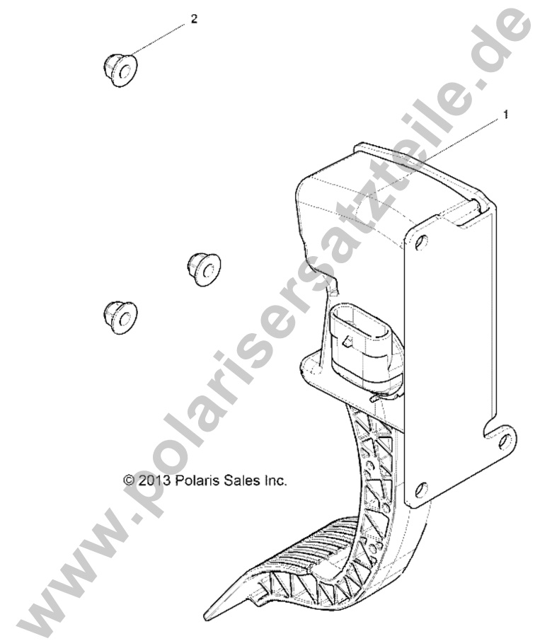 ENGINE, THROTTLE PEDAL