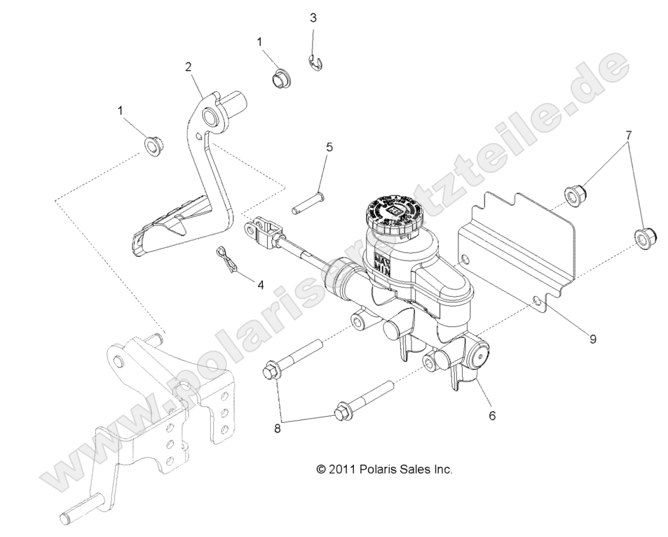 BRAKES, PEDAL and MASTER CYLINDER