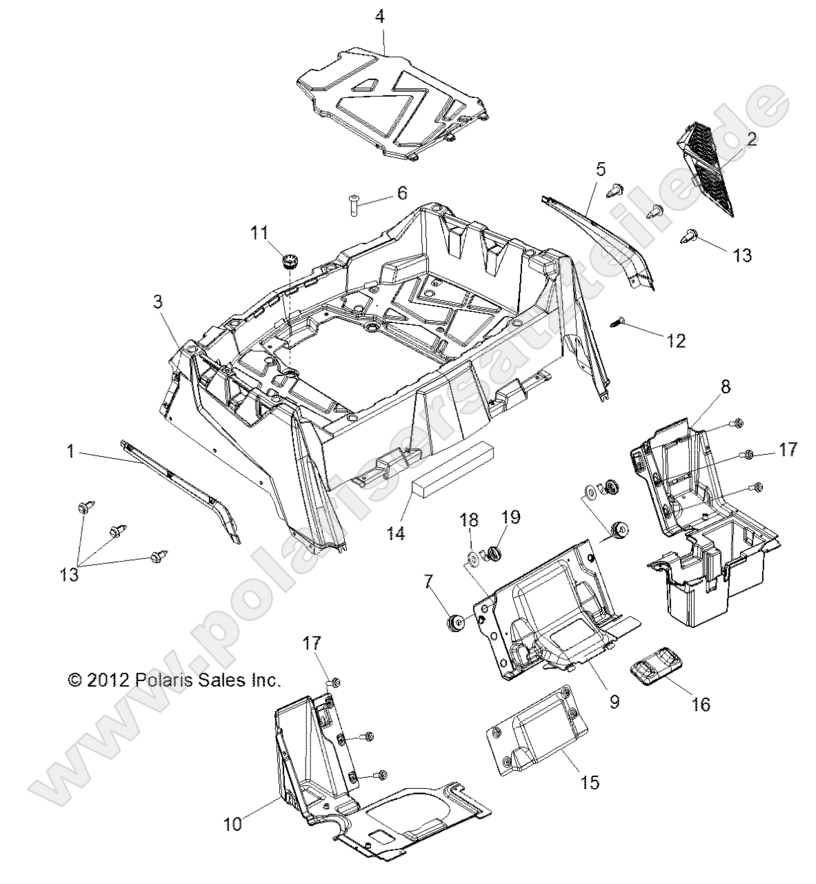 BODY, REAR RACK and FENDERS