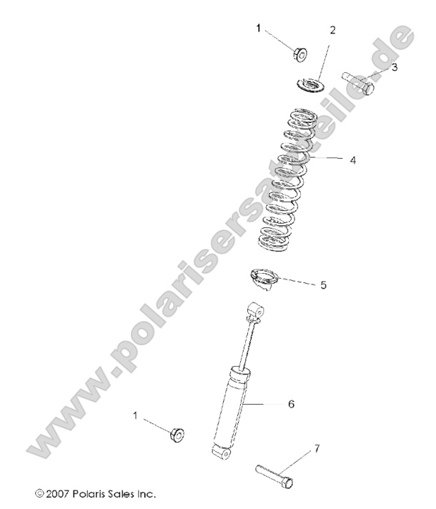 SUSPENSION, FRONT SHOCK MOUNTING
