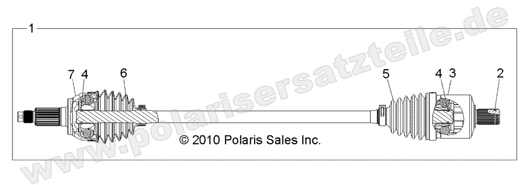 DRIVE TRAIN, FRONT HALF SHAFT