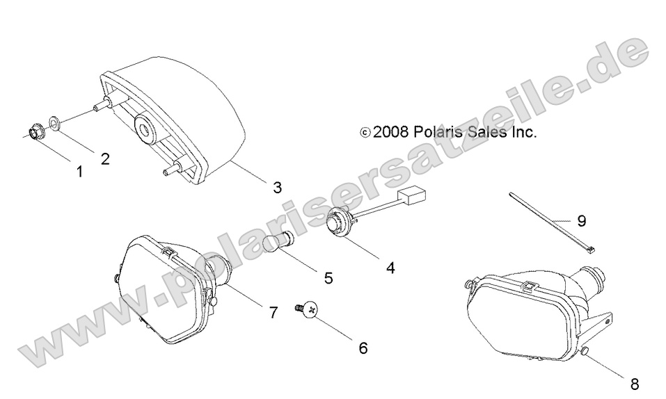 electrical headlights and taillights