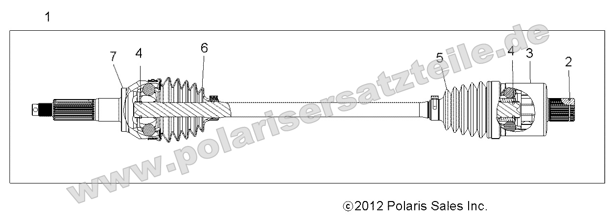 Drive Train, Rear Drive Shaft