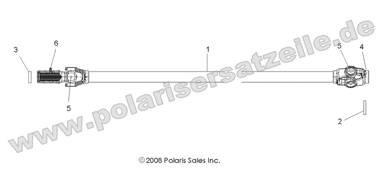 drive train front pop shaft