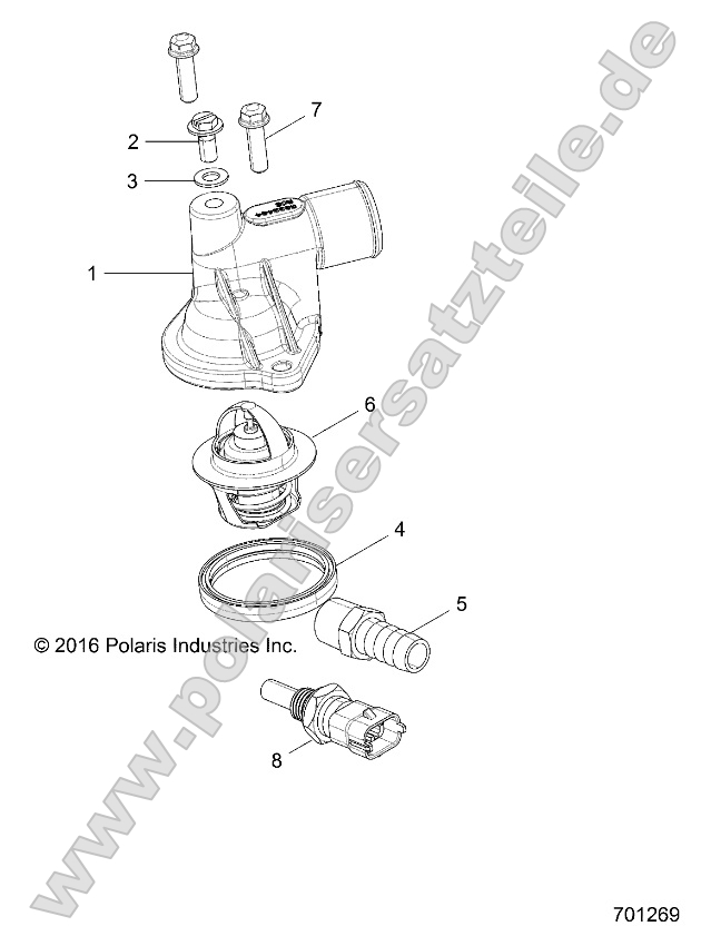 Engine, Thermostat and Cover