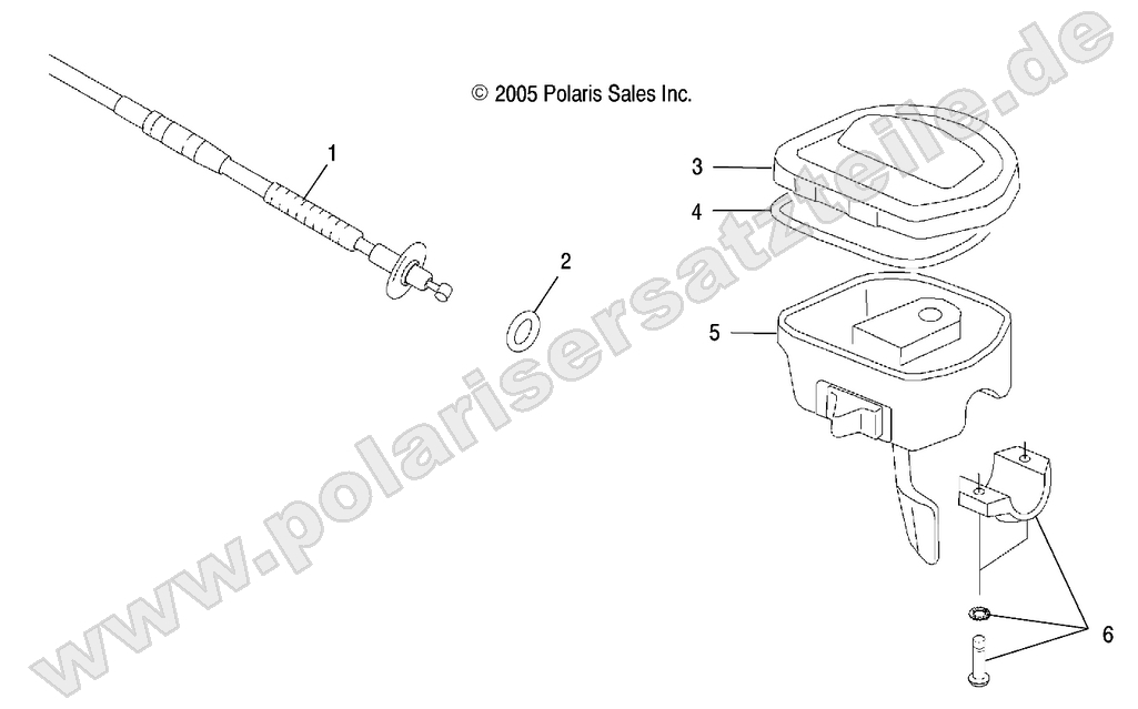 CONTROLS, THROTTLE ASM/CABLE