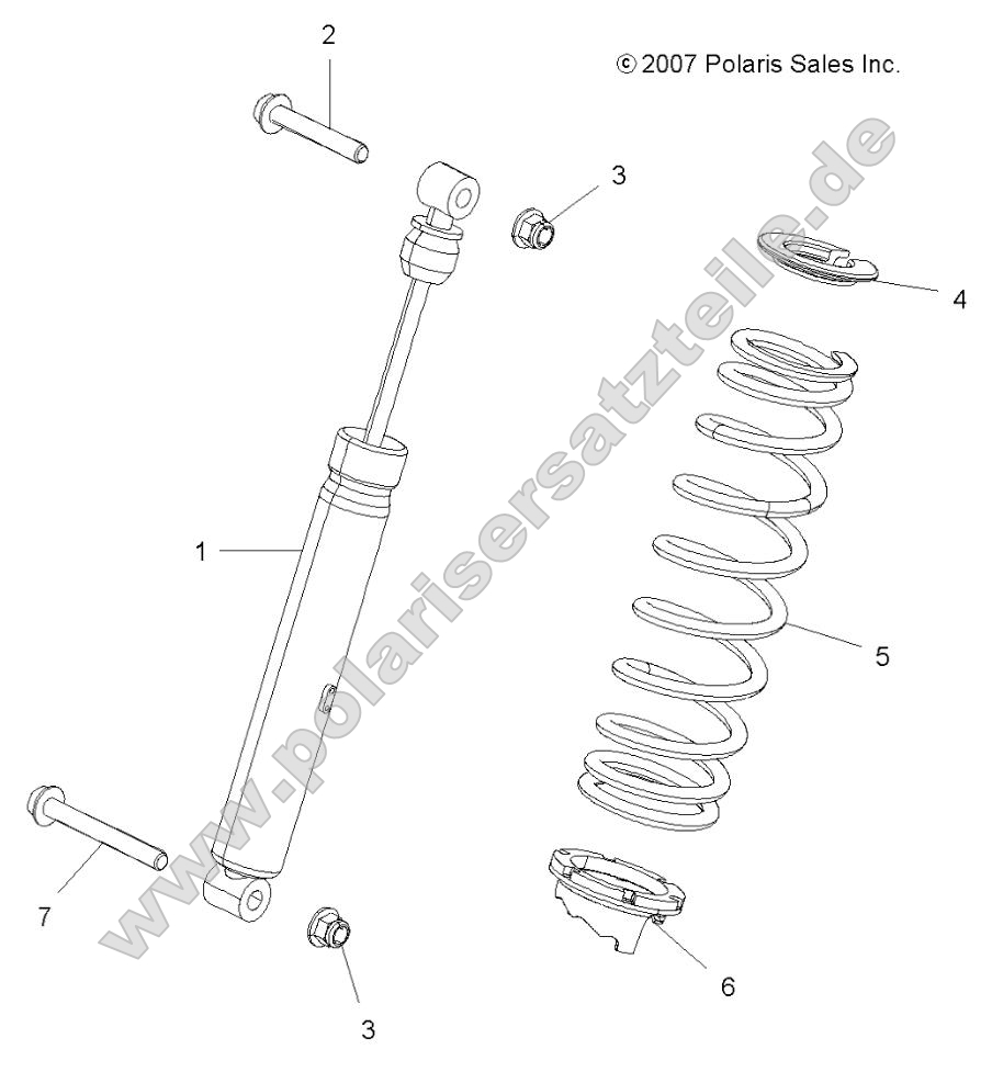 Suspension, Shock, Rear (A16SVT95C2)