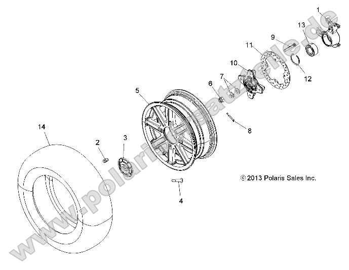 Wheels, Front and Hub