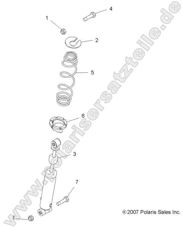SUSPENSION, REAR SHOCK
