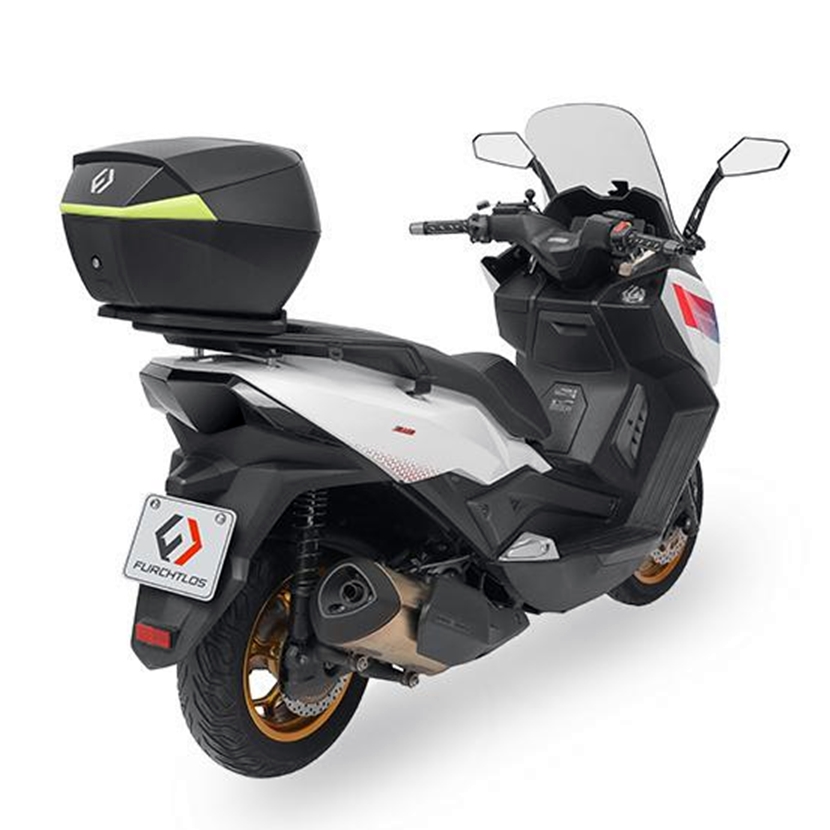 Furchtlos-SHIELD-S-Luxe-Topcase-35-Liter-schwarz-gelb-FU02TCUP000S16EX-100006-am-Roller