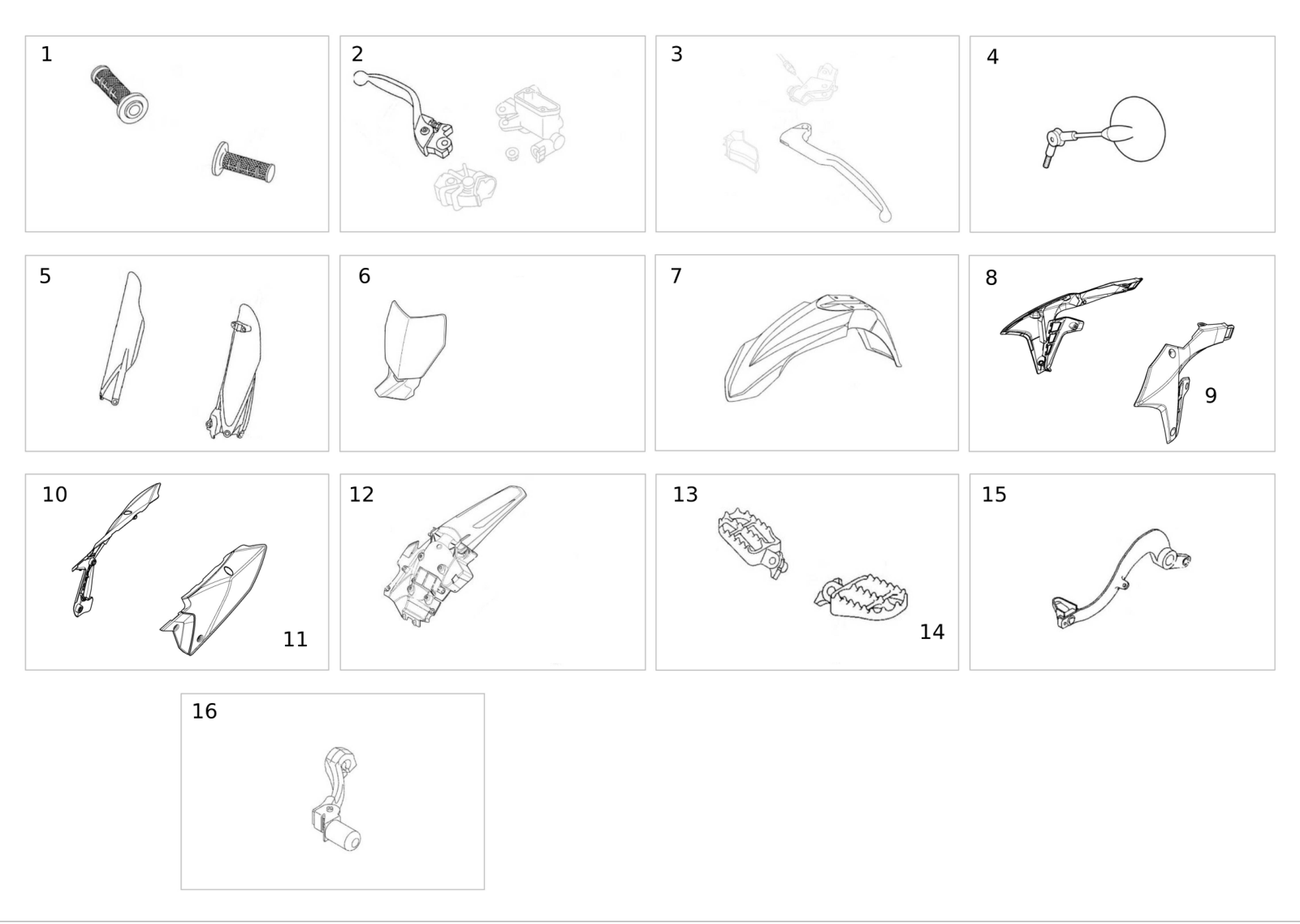 101 Suggested Spare Parts Off-Road 4S