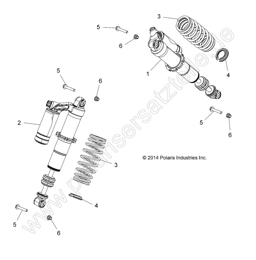 SUSPENSION, FRONT SHOCK