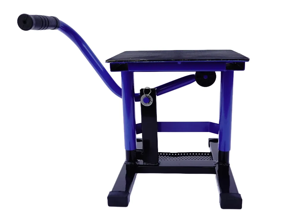 TMP Motocross & Enduro Hubständer / MX Montageständer - schwarz-blau