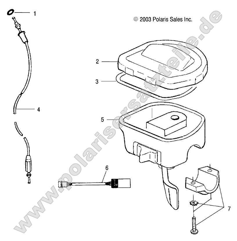 Controls - Throttle Asm/Cable