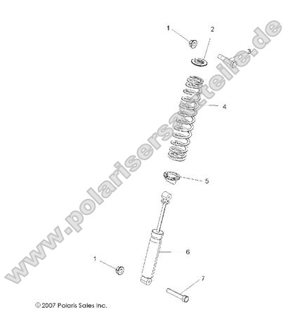 SUSPENSION, FRONT SHOCK MOUNTING