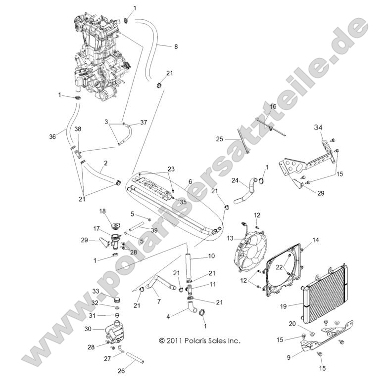 ENGINE, COOLING SYSTEM