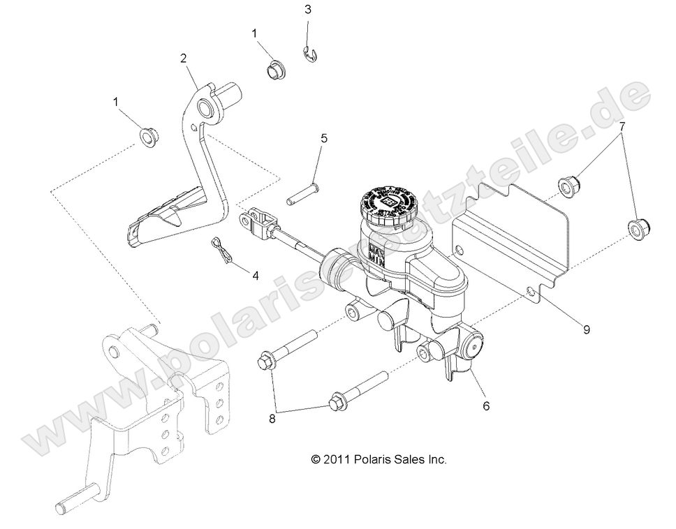 BRAKES, PEDAL and MASTER CYLINDER