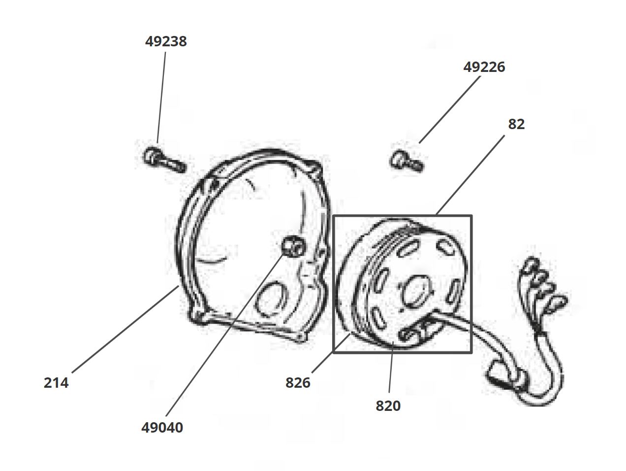 Fantic-XE-XM-50-Lichtmaschine Lichtmaschine