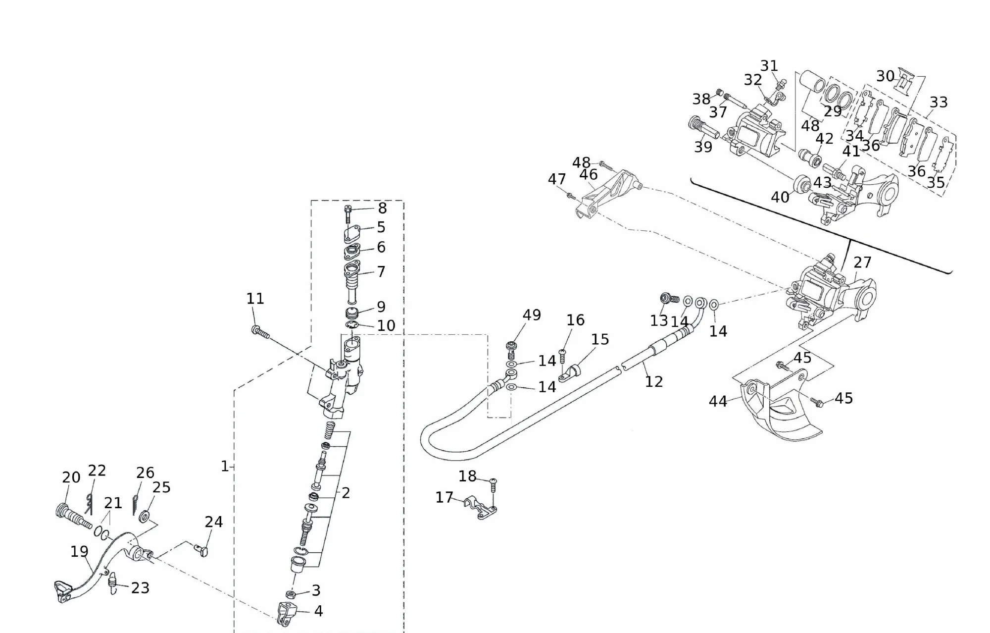 Bremssystem hinten Bremssystem hinten